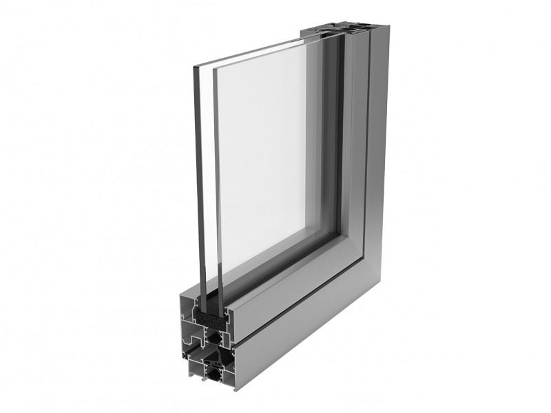 ventana aluminio practicable RS-65-HH con rotura de puente térmico